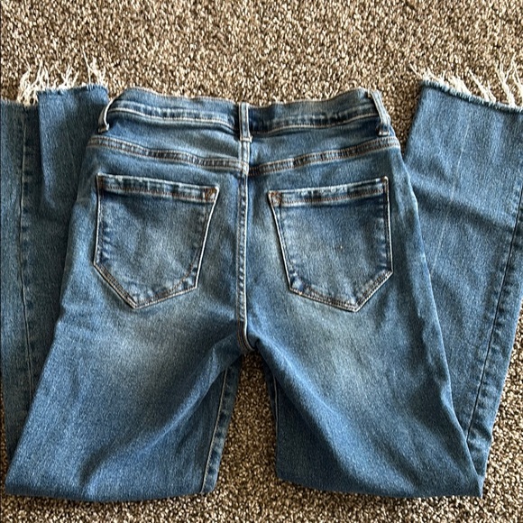 Kensie Blue Distressed Jeans - Picture 3 of 3